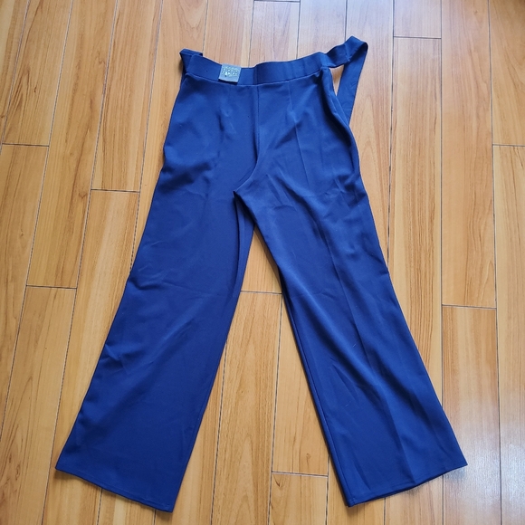 Simply Styled Wide Leg Pant Martime Blue Size M - Picture 2 of 9
